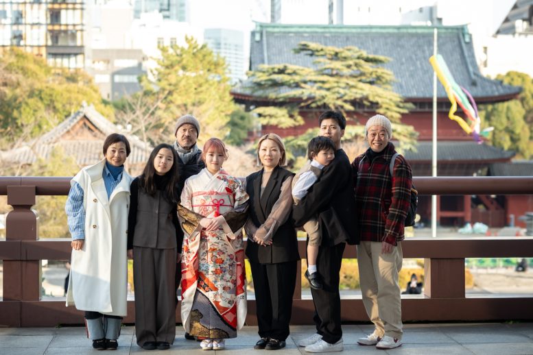 増上寺 成人式のロケーション撮影〜家族写真〜