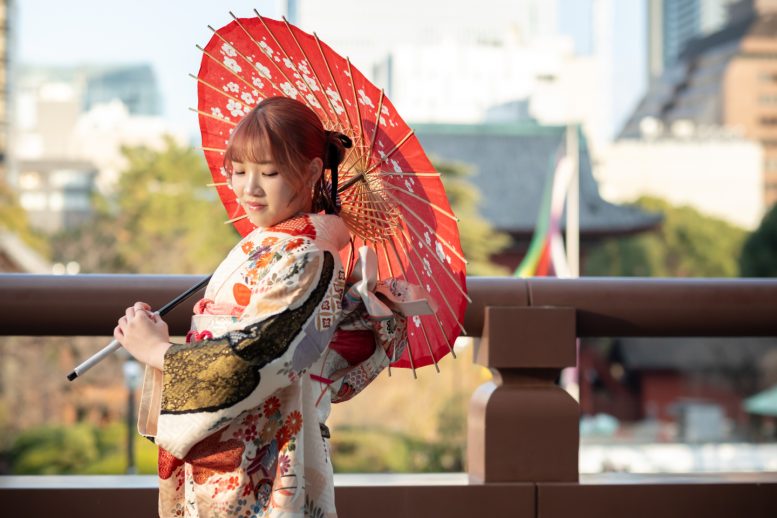 東京で成人式 和装撮影