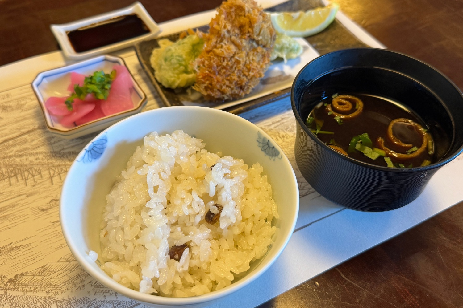 韻松亭 三の膳 揚げ物